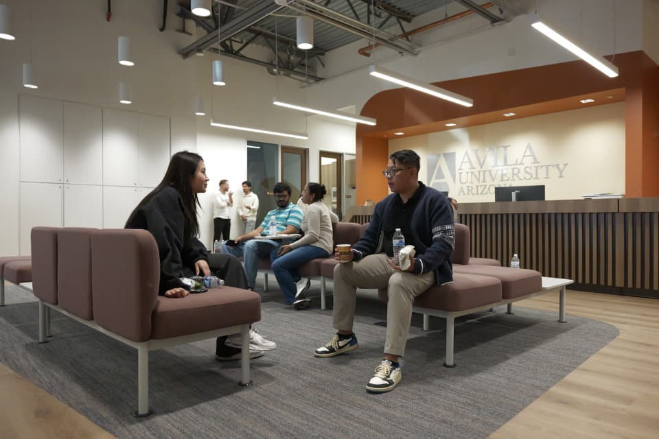 Student Lounge and Reception Area